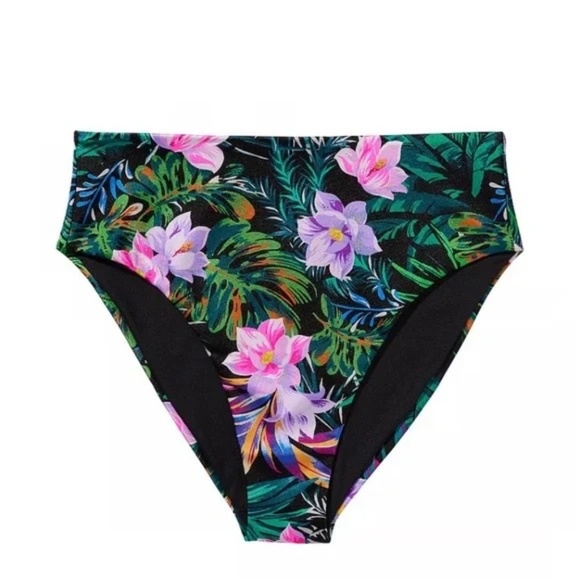 New! Victoria's Secret Black Palm Bikini Set 45580 - Picture 7 of 15